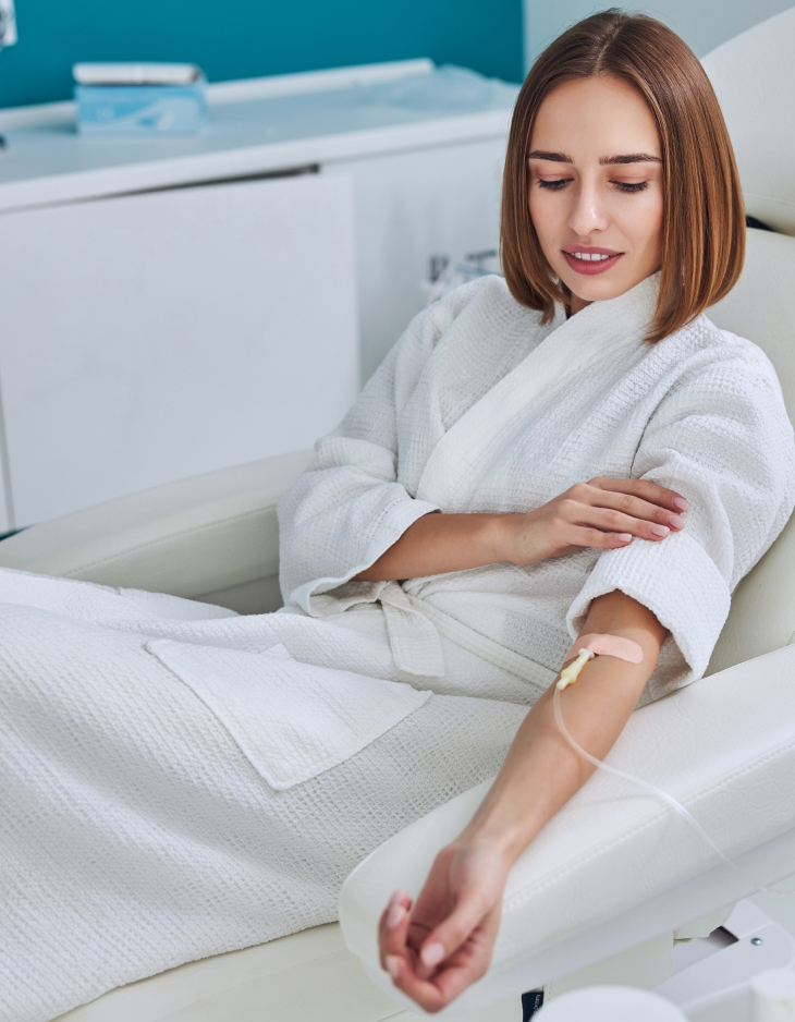 IV therapy treatment at Be CLINICAL